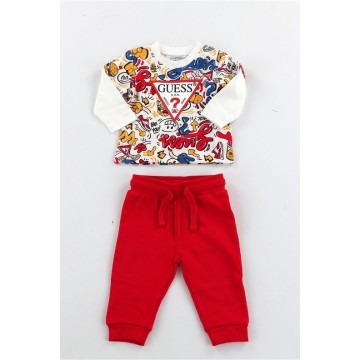 SET MAGLIA+PANTALONE JR GUESS