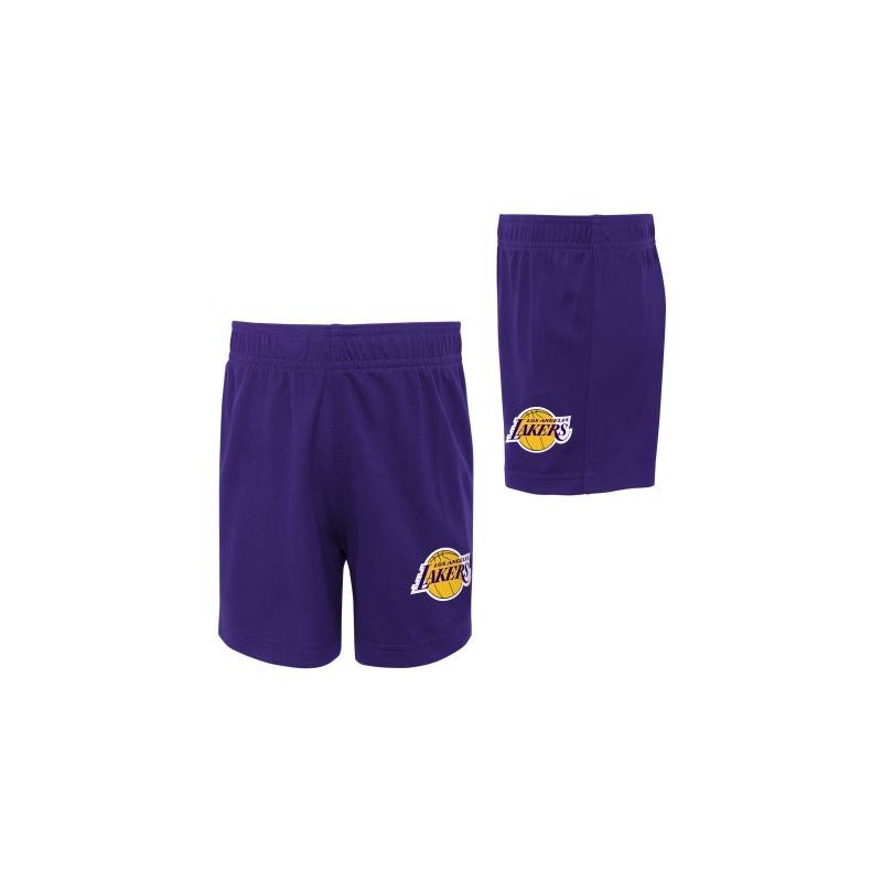 Short Mesh Outerstuff Lakers- Bambino Taglia 10A Colore CHALK VIOLET