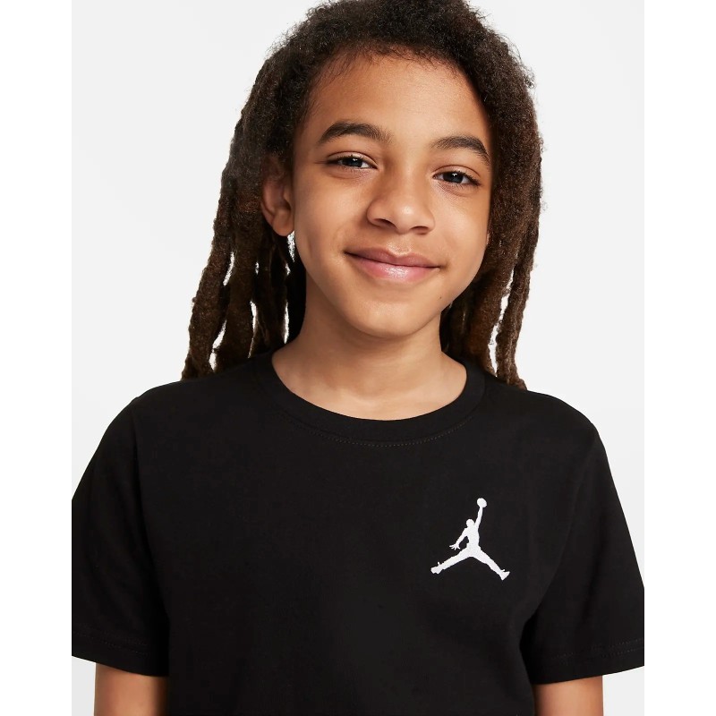 Jordan Bambino T-Shirt Basic Colore NERO Taglia 8-10Y