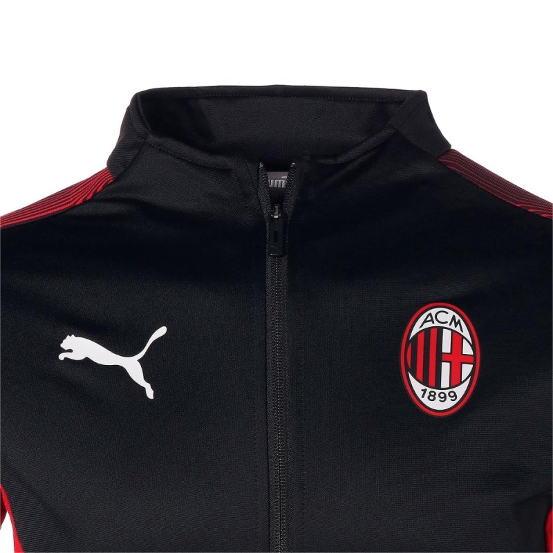 Felpa AC Milan 2021-22 Training Jacket UOMO Taglia S Colore Nero-Rosso