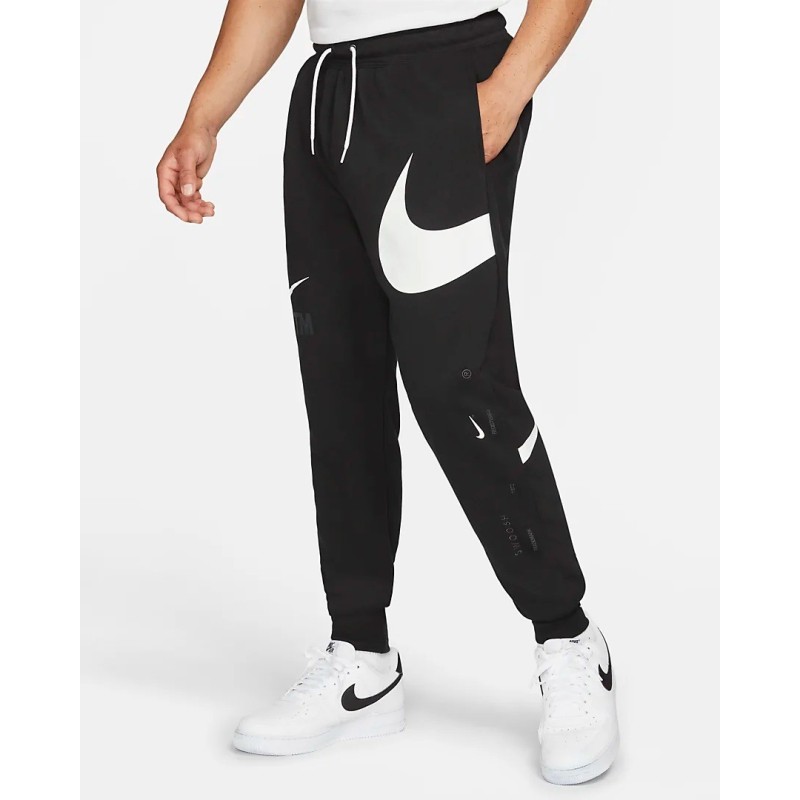 Pantaloni Nike Sportswear Swoosh Tech Fleece Uomo Donna Nero ...