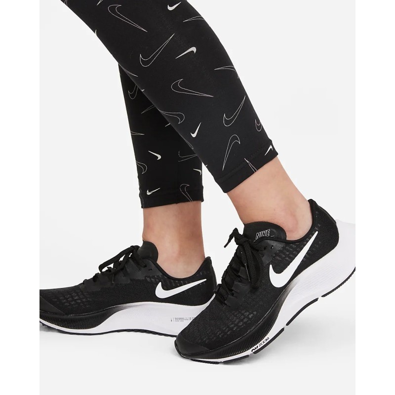 ▷ Leggings nero per bambina con Swoosh Nike