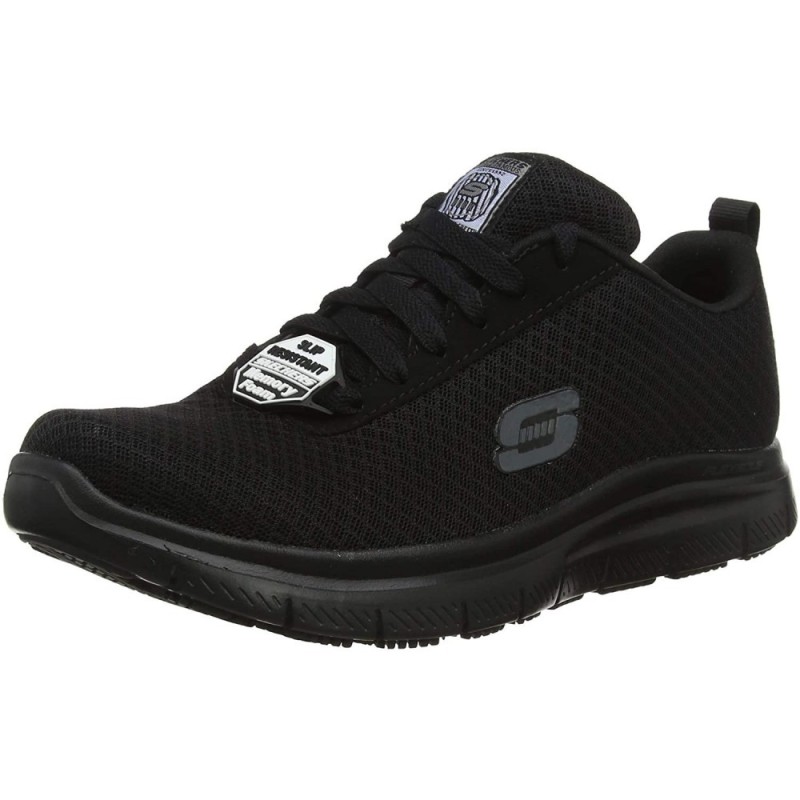 Skechers Flex Advantage- Scarpe da Lavoro Uomo Nero Taglia 40 Colore NERO