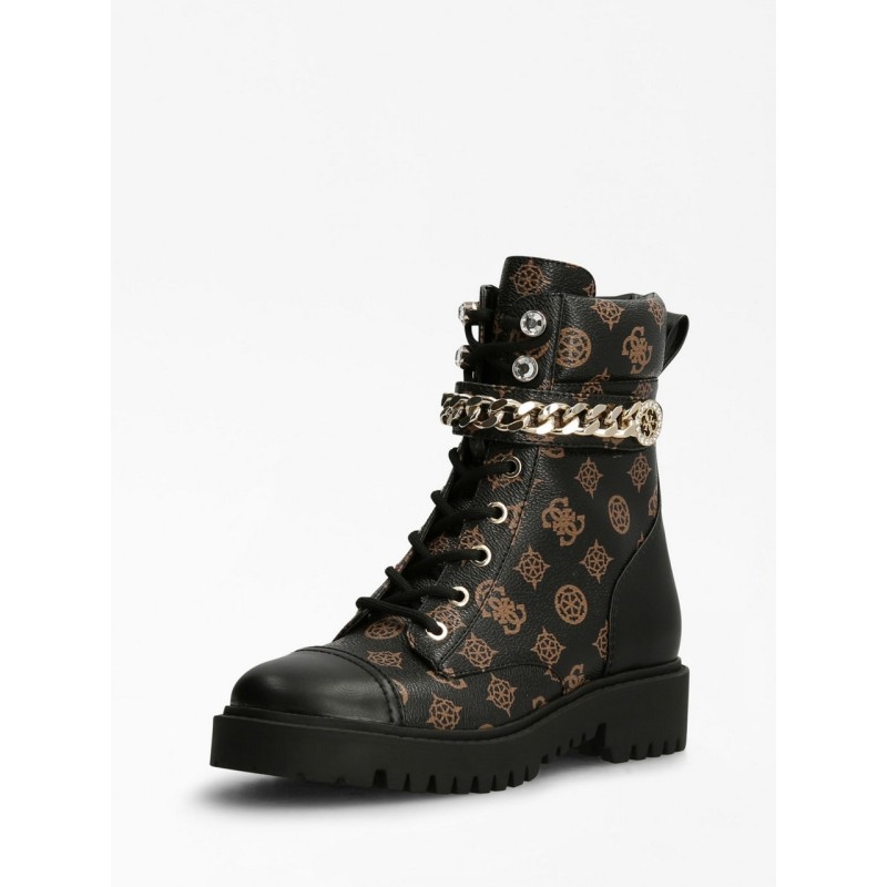 Guess Odysse Stivaletto 3,7Cm Botas De Combate Acolchadas Con